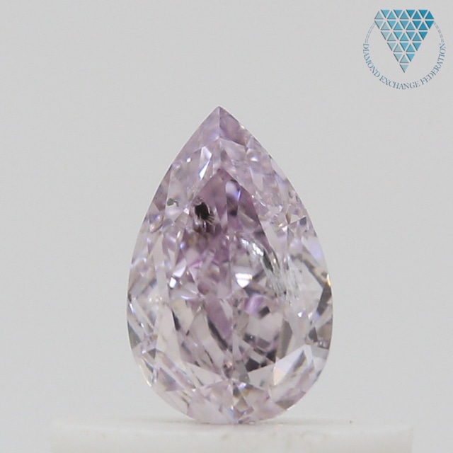 0.31 ct FANCY BROWNISH PURPLE-PINK  PEAR GIA 天然  ダイヤモンド ルース