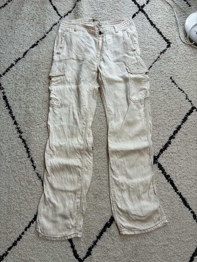 OLD GAP - コットンカーゴパンツ — 実物詳細写真3