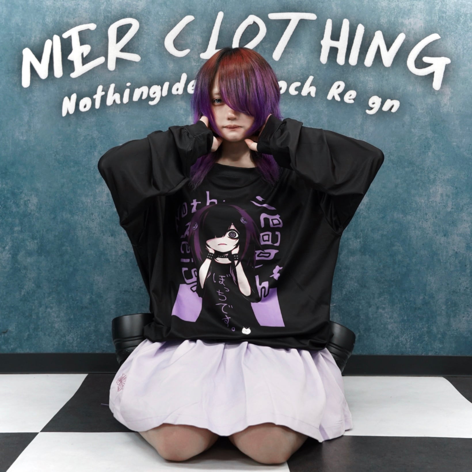 LONG SLEEVE OVERSIZE CUTSEW【擬人化ぼっち】 | NIER CLOTHING