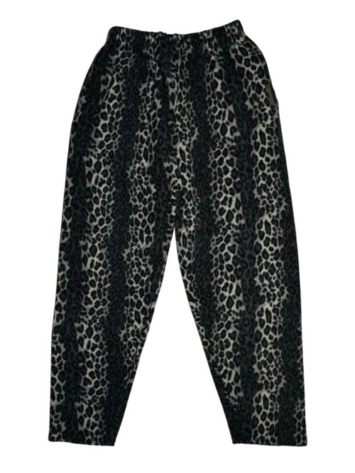 DoReMi Unique Series – Black Leopard Fleece Pants