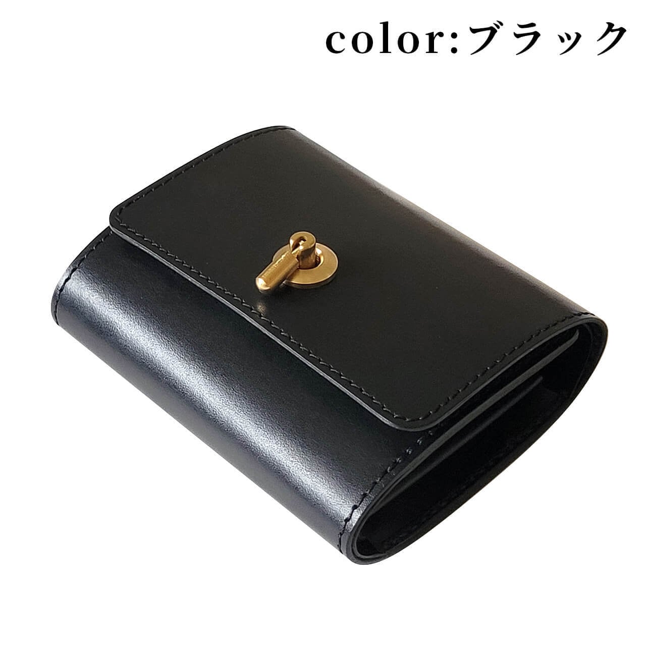 左利き用オコシ金具ミニ財布　各色【受注製作】