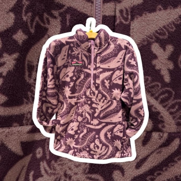 25-26AIRBLASTER 『Fleece Half Zip』 Dark Wave / エアブラスター