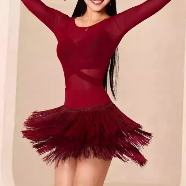 シアーエレガンスデザイン　トップス（レオタードタイプ）ds1518