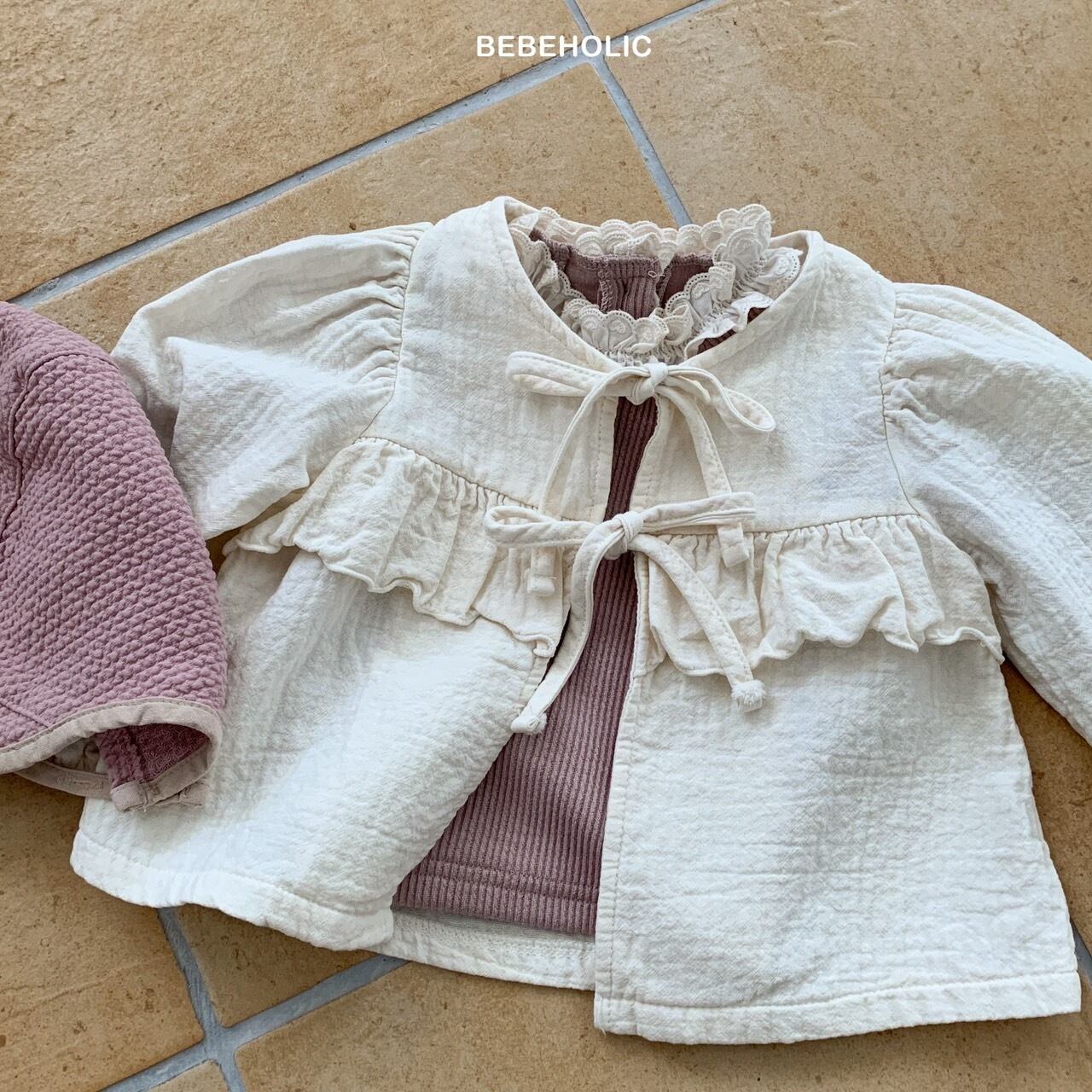 【即納】bebeholic / ribbon cardigan