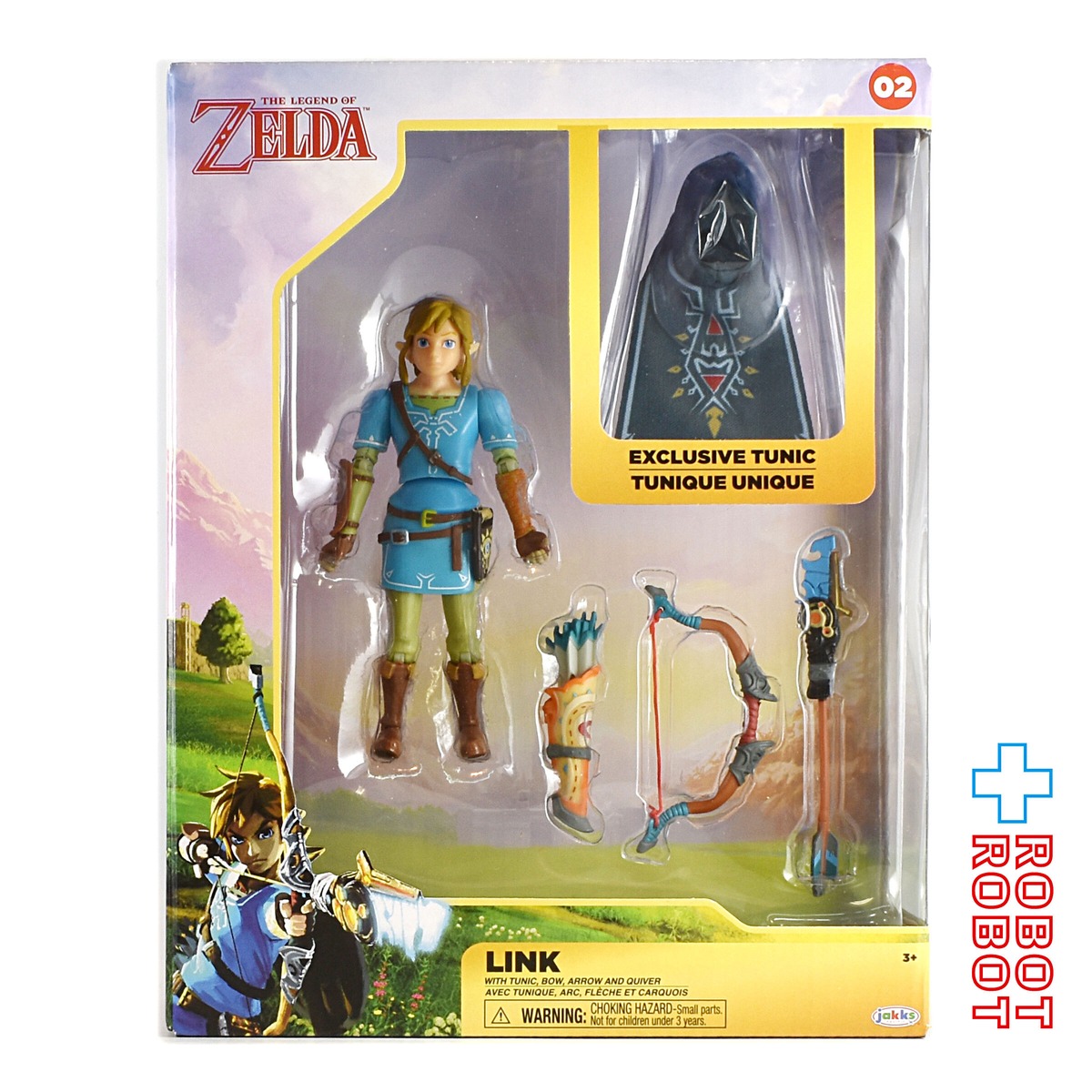 ゼルダの伝説 ブレス オブ ザ ワイルド リンク 4インチ アクション 