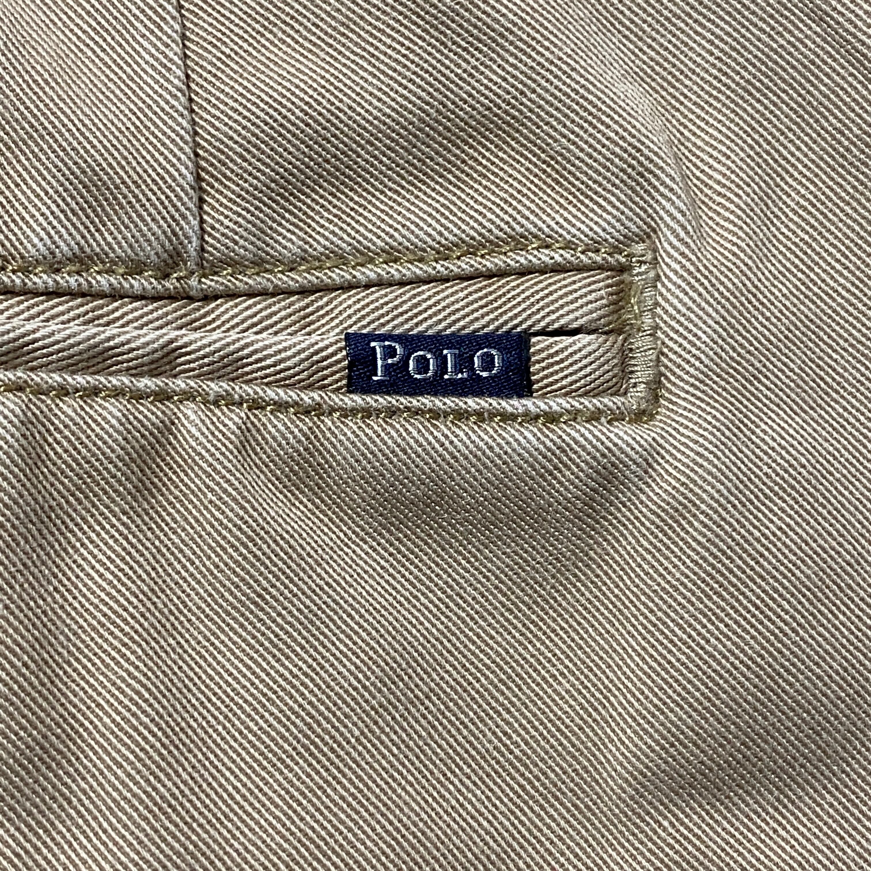 【USA製】80s-90s ポロバイラルフローレン ポロチノ　ジッパーフライ 40inch】90's Polo by Ralph Lauren ポロバイラルフローレン ポロチノ