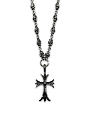 【ラスト1】BLACK CROSS CHARM NECKLACE