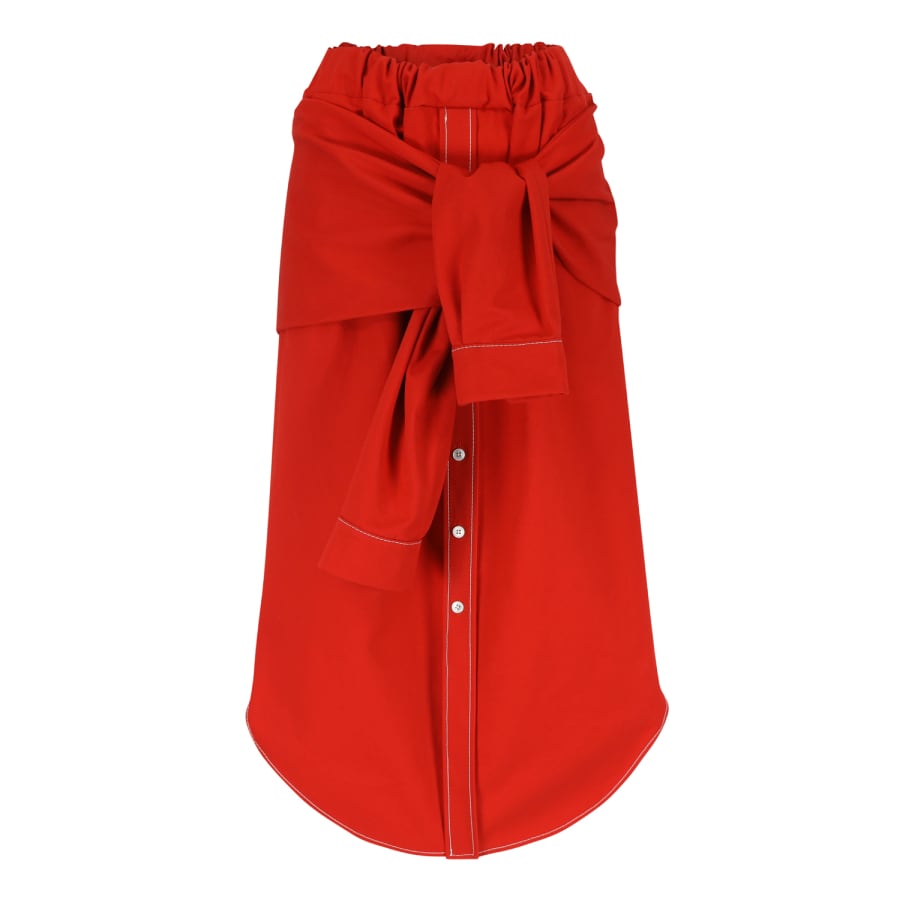 MERYLL ROGGE SHIRT SKIRT RED | AYIN