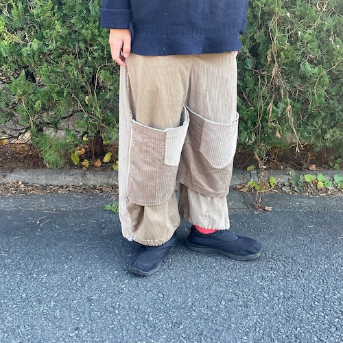 OinT/pocket free wide pants