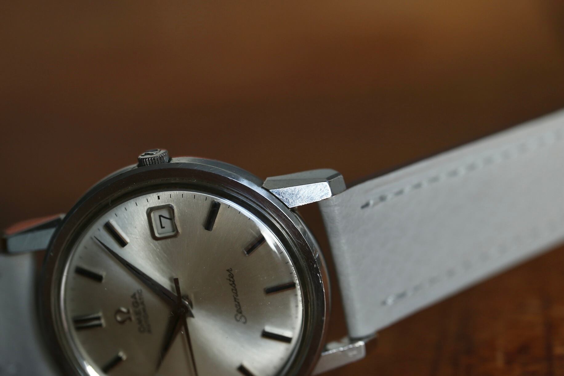 OMEGA】 1963年製 オメガ シーマスター デイト 多面カットケース 北米