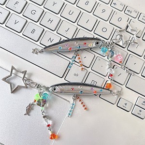 リアル魚モチーフ バッグチャーム ストラップ キーホルダー