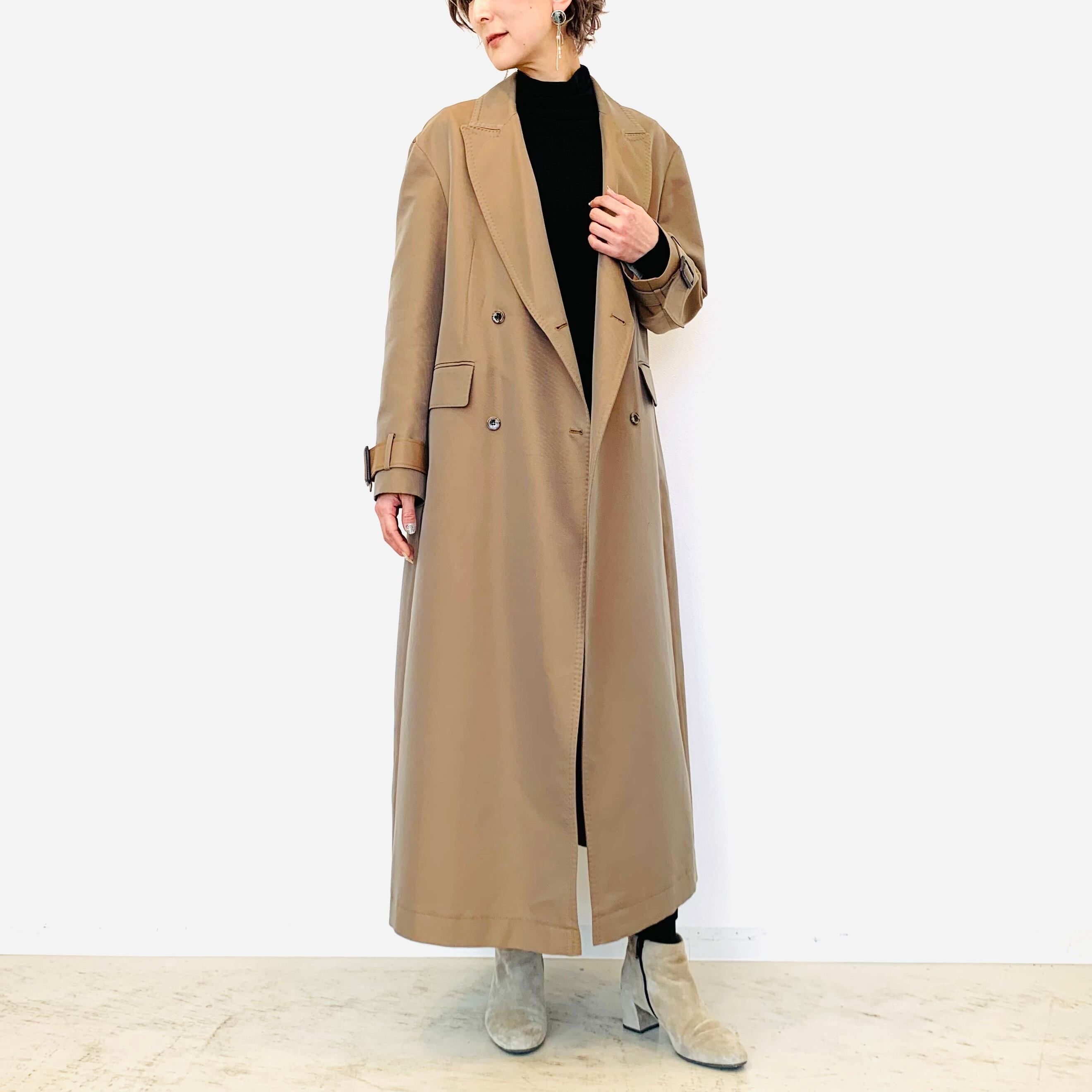 50 割引ホワイト系 M ご予約品 ダブルスタンダード フェイクウールコート ロングコート レディースホワイト系m Www Yeyekoinc Com