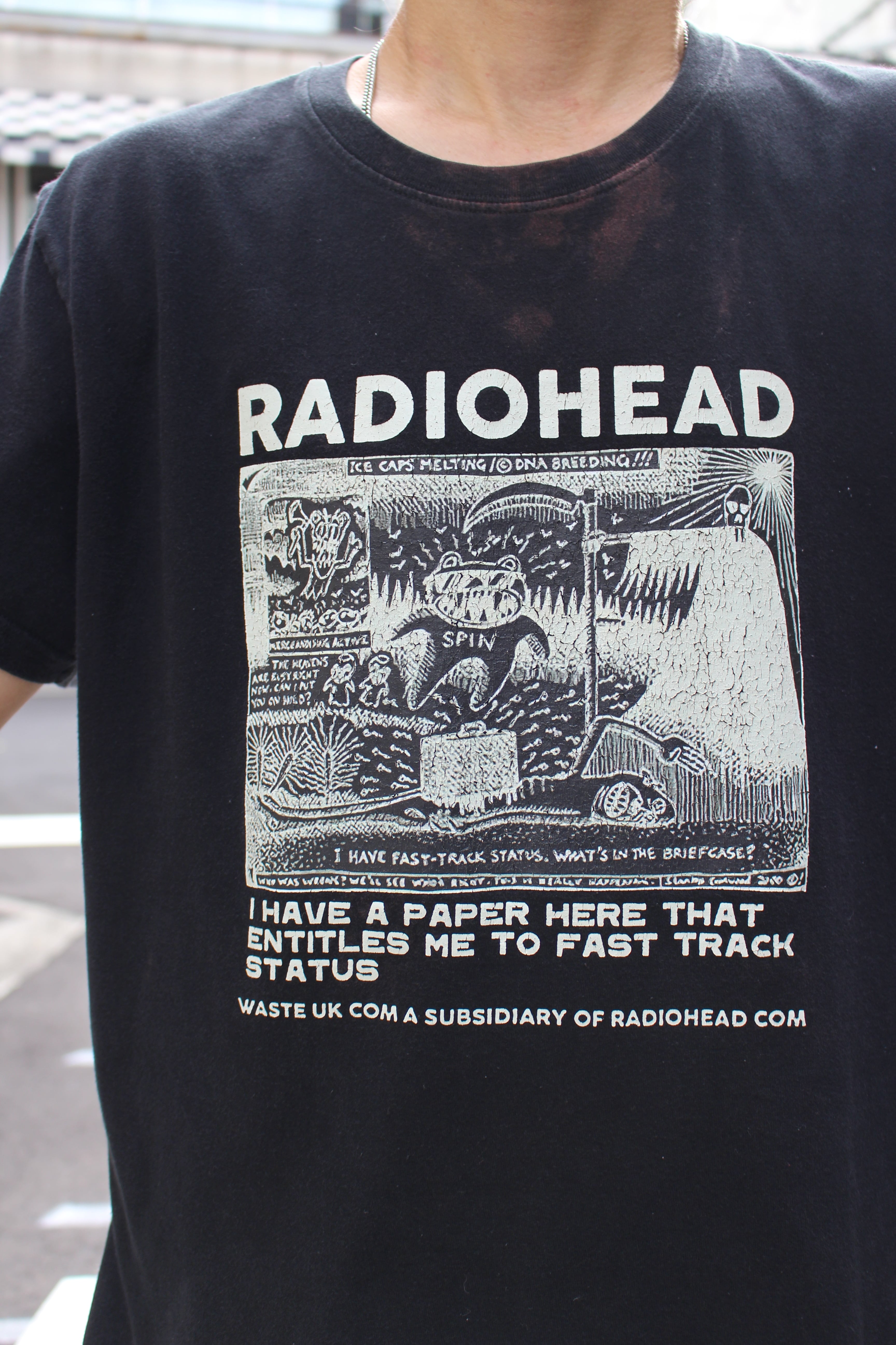 RADIOHEAD WASTE Stanley Donwood アートワーク Tシャツ レディオ