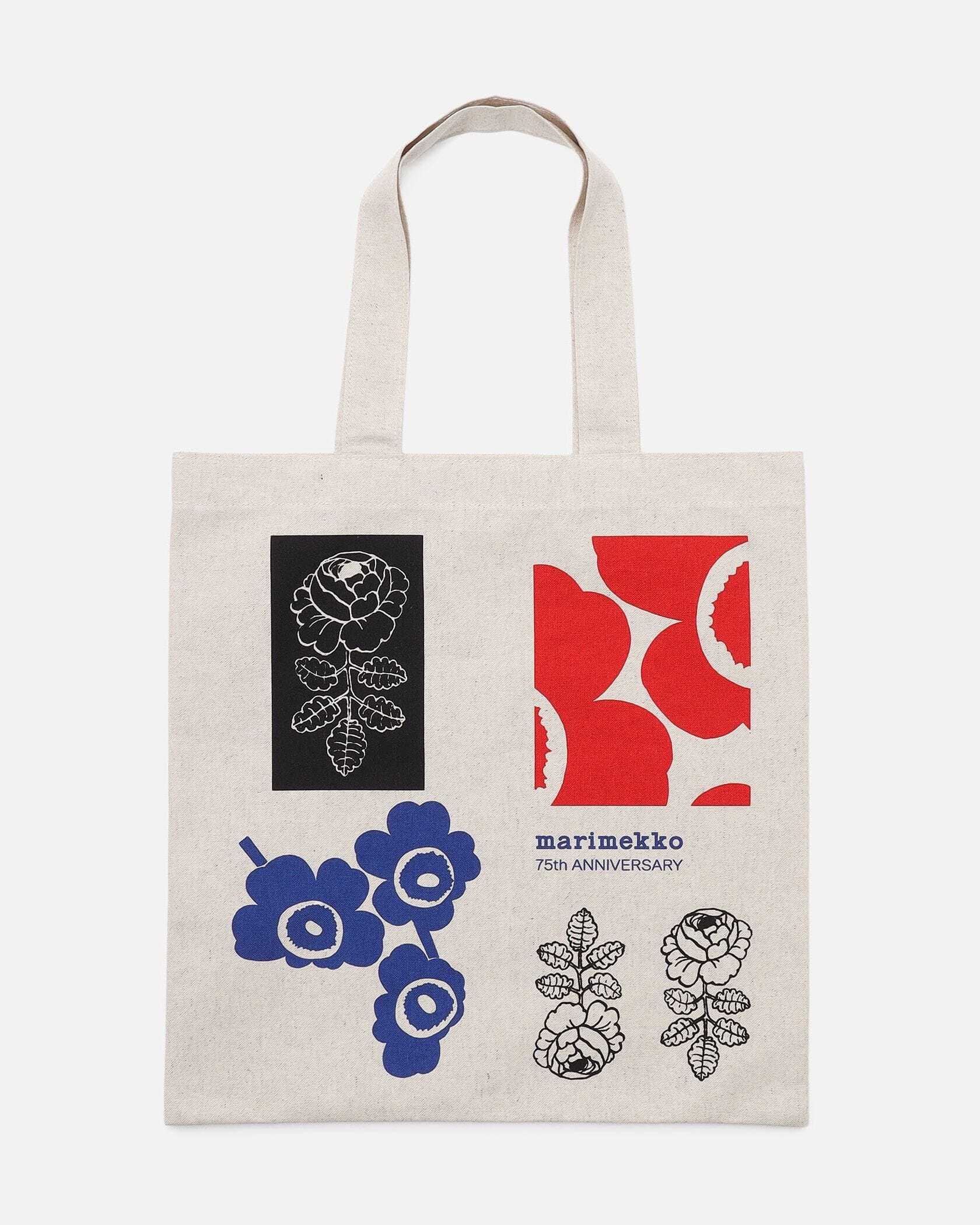 【レア】マリメッコ　記念 日本限定】marimekko マリメッコ／75th Anniversary トートバッグ