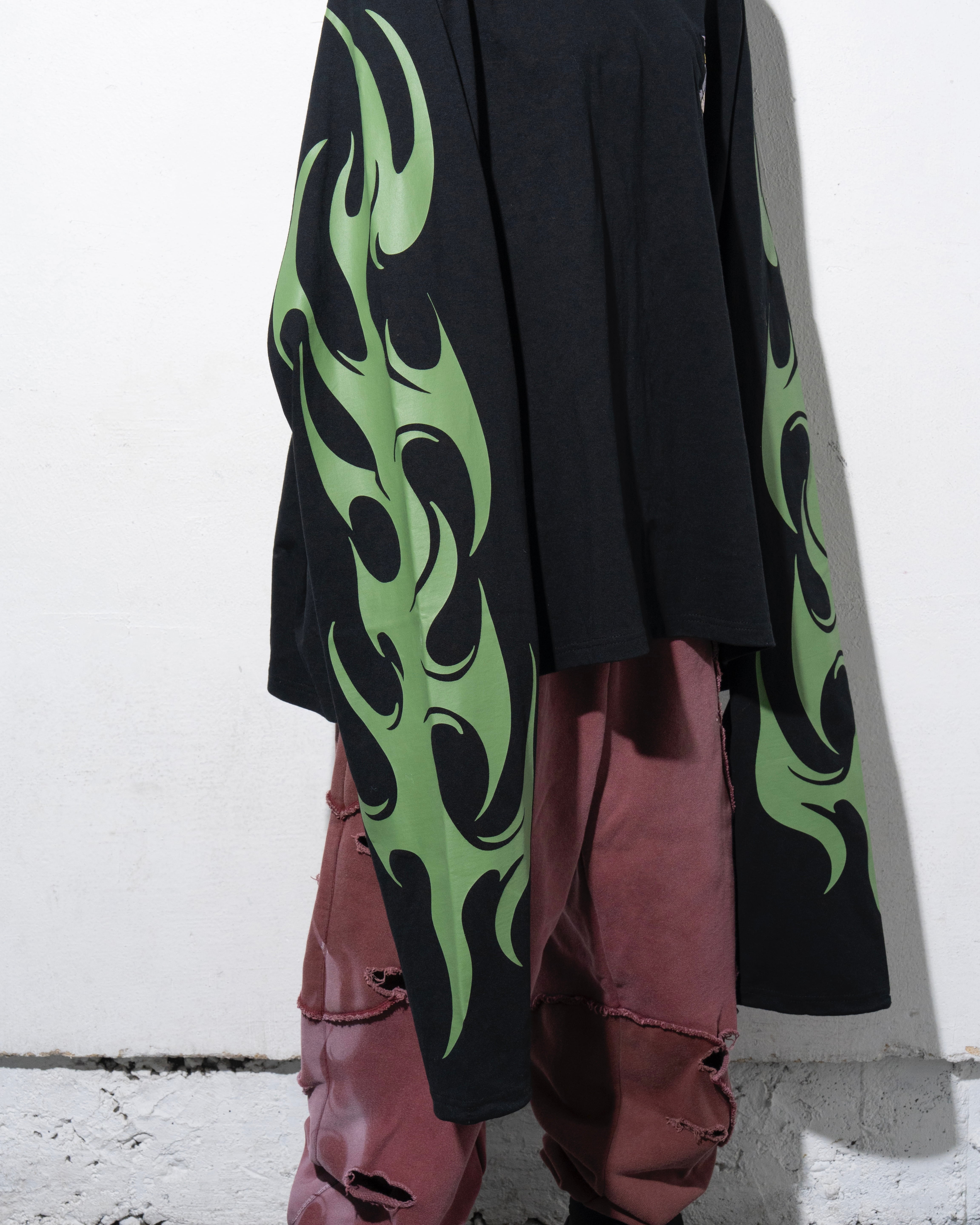 GALFY×チュウカタベタイ ロンT/黒 | チュウカタベタイ