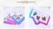 小花柄プリントハンカチ 綿100% カラフル 수납
