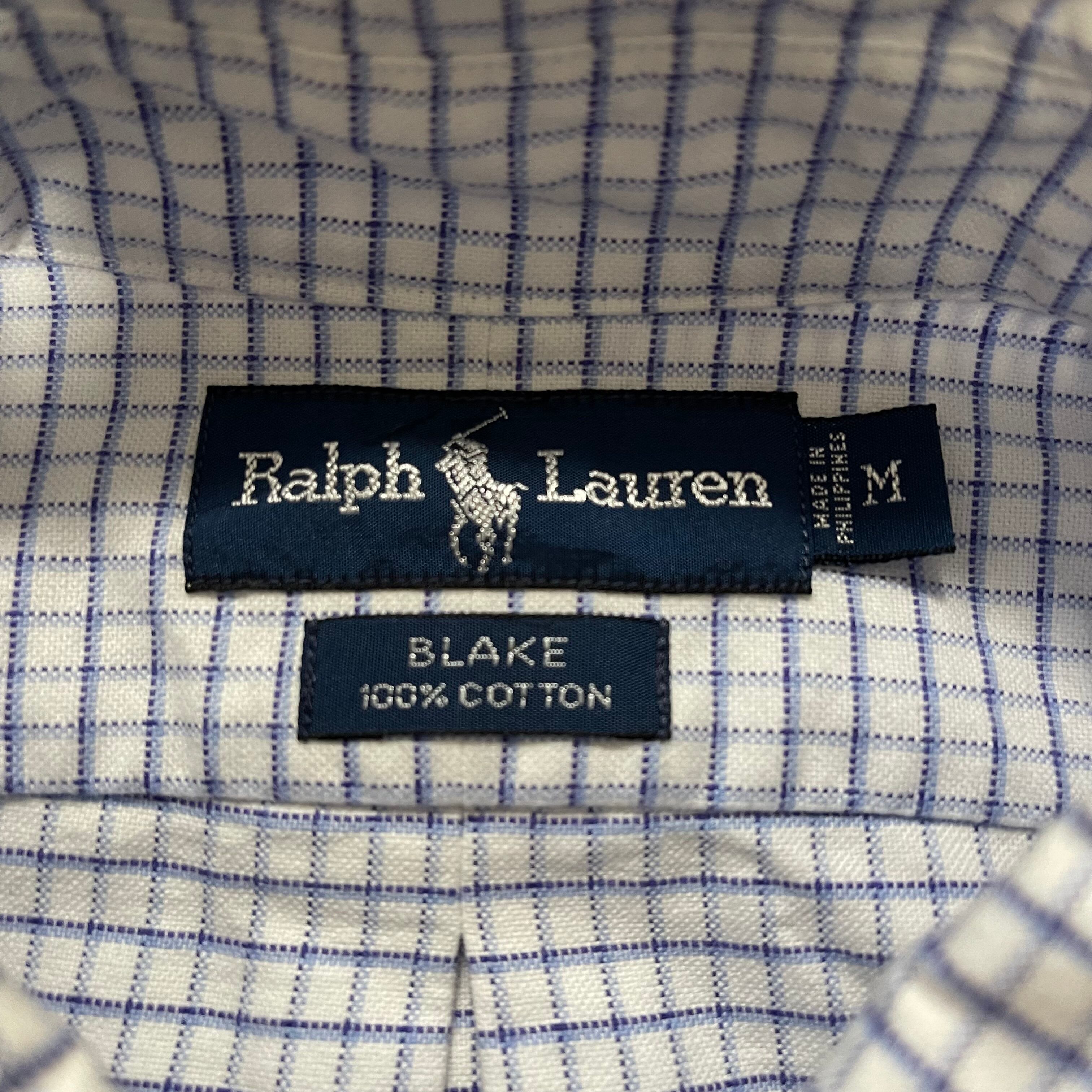 90's Ralph Lauren 長袖チェックシャツ BLAKE Mサイズ | 古着屋DIGDIG ...
