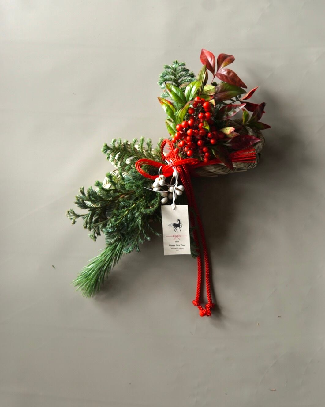 南天のしめ飾りP