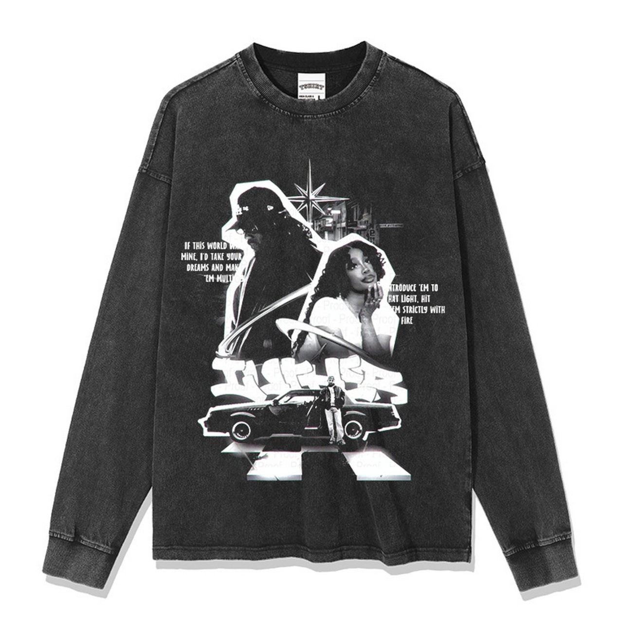 VINTAGE ストリート SZA & KENDRICK Tシャツ T1669