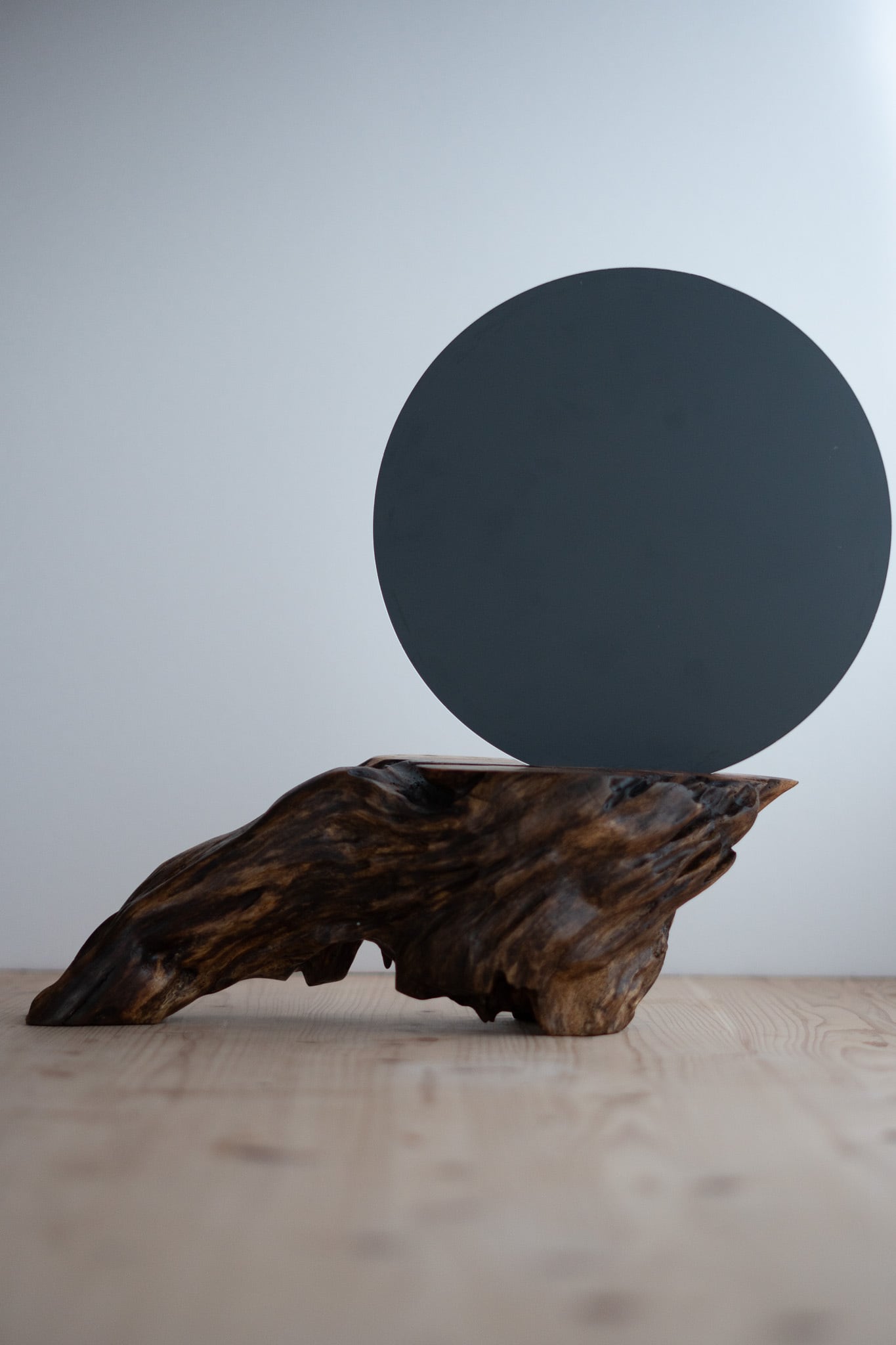 流木卓上ミラー 〔oil〕 no.2 | saisei