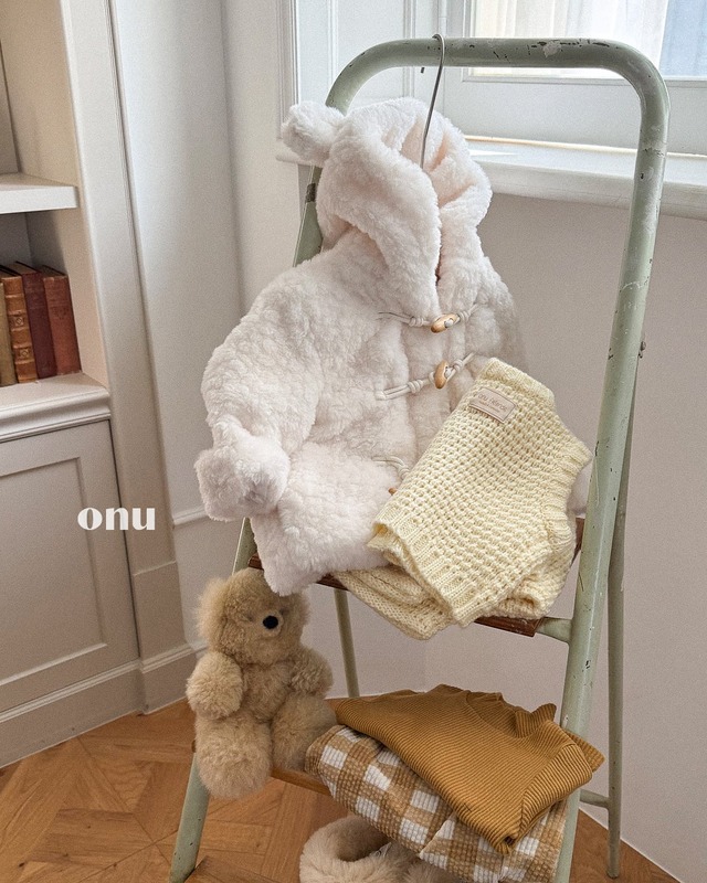 予約⌇onu/ Fur teddy coat