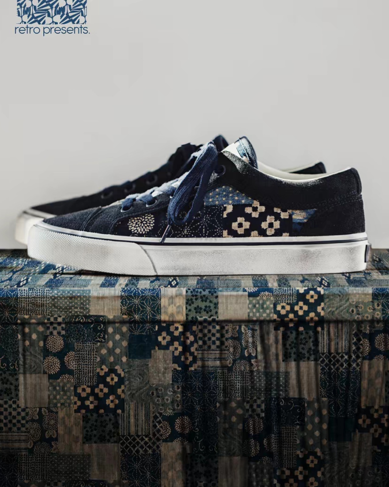 Retro Cashew Canvas Sneakers  K0469