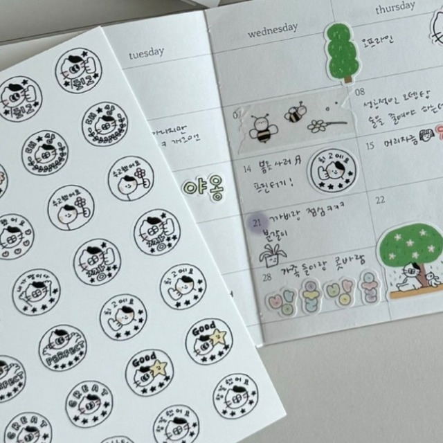 ★予約 KEYKEYMADE 〔sticker -よくできました-〕