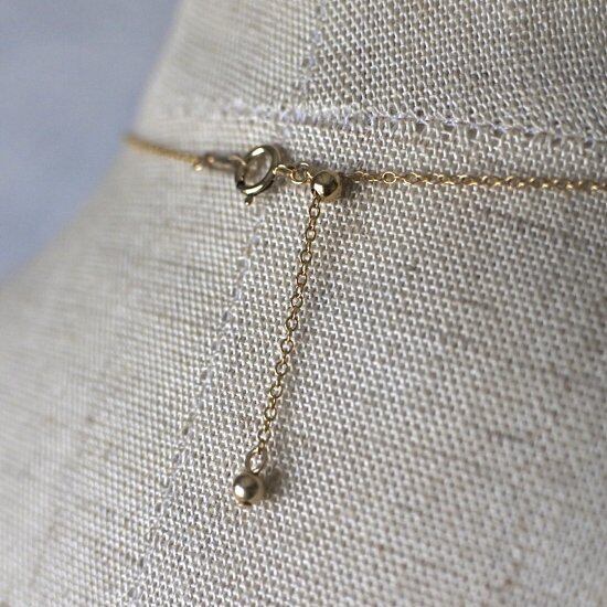 Roman glass Necklace (G) K14GF | 装身具あかり