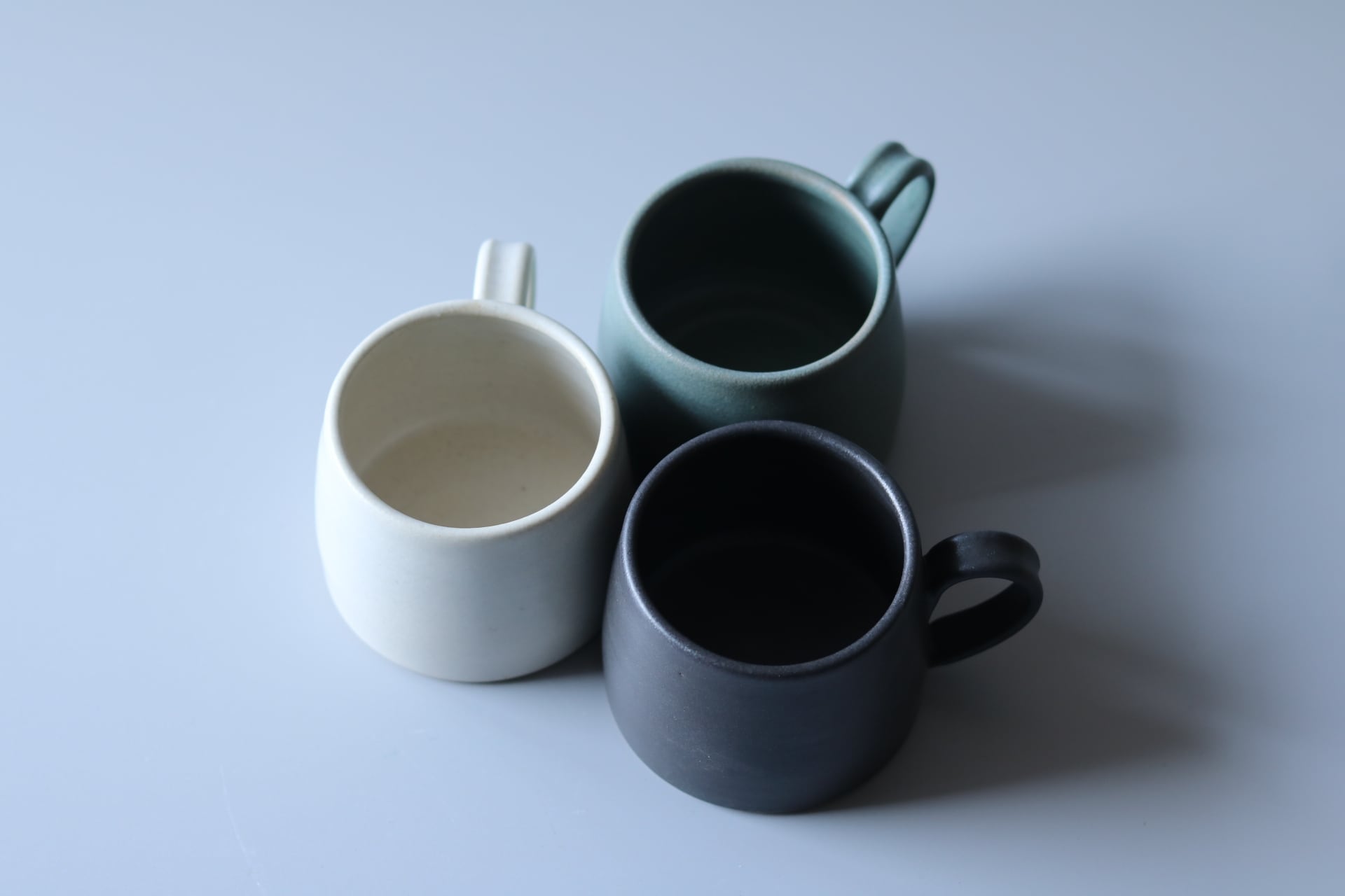 台形マグカップ 小 ブルーグレー | マルヨウ