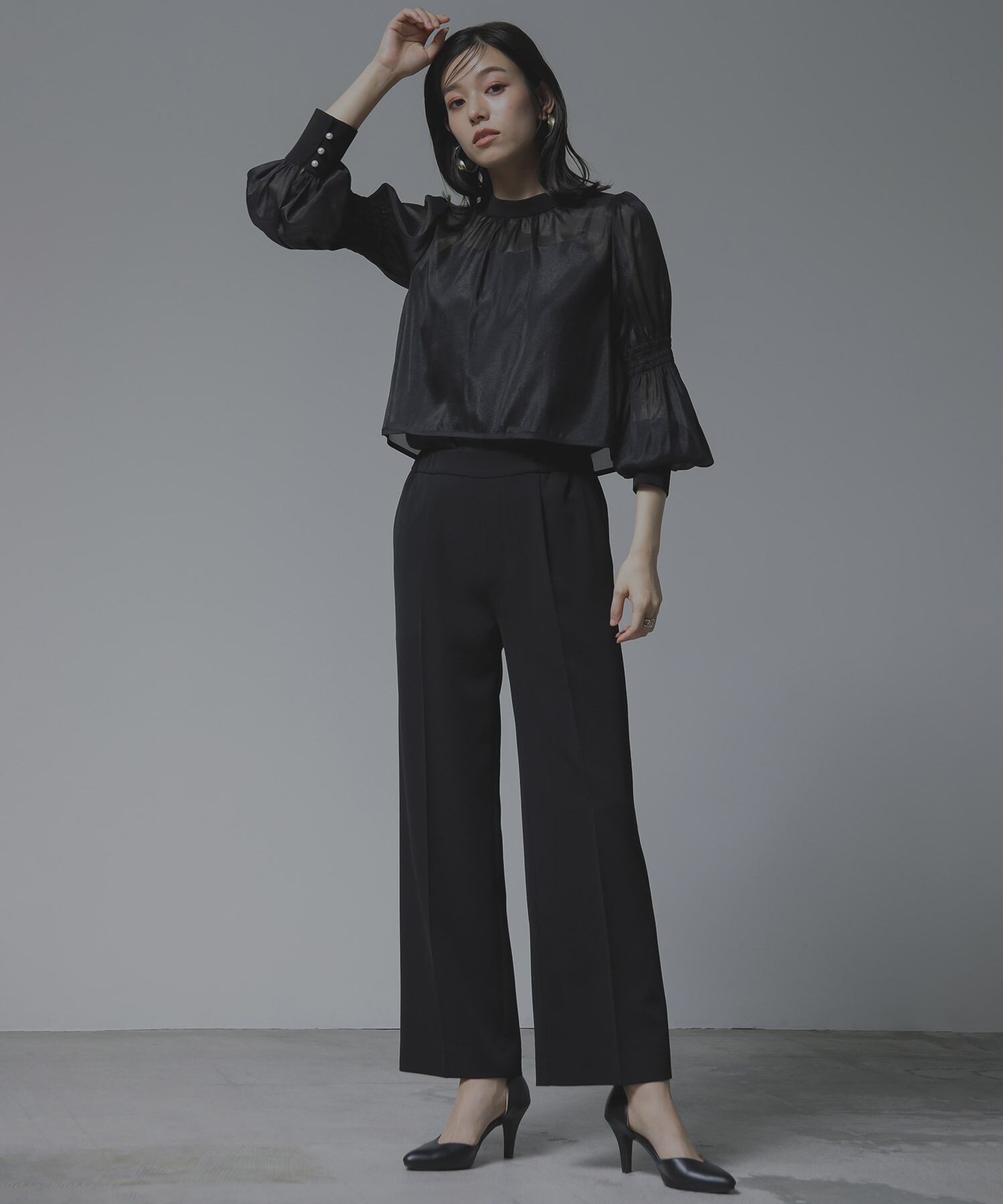 REPLETE/WEB限定】LAYERED PANTS DRESS(723924) | WHITE JOOLA ONLINE