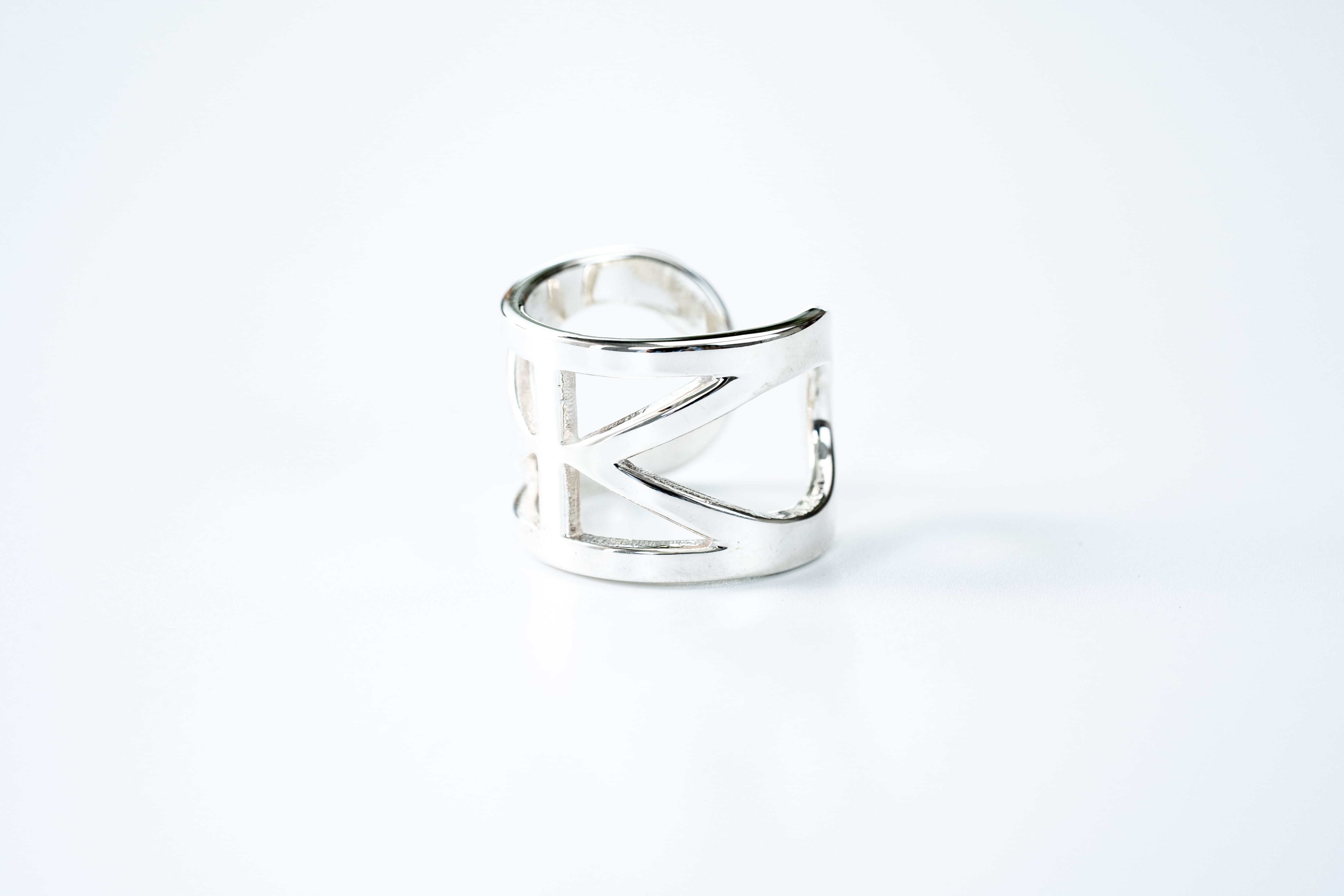 R-054 See through Mobius ring | WAKAN SILVER SMITH online store