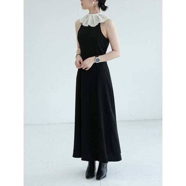 little black halter dress