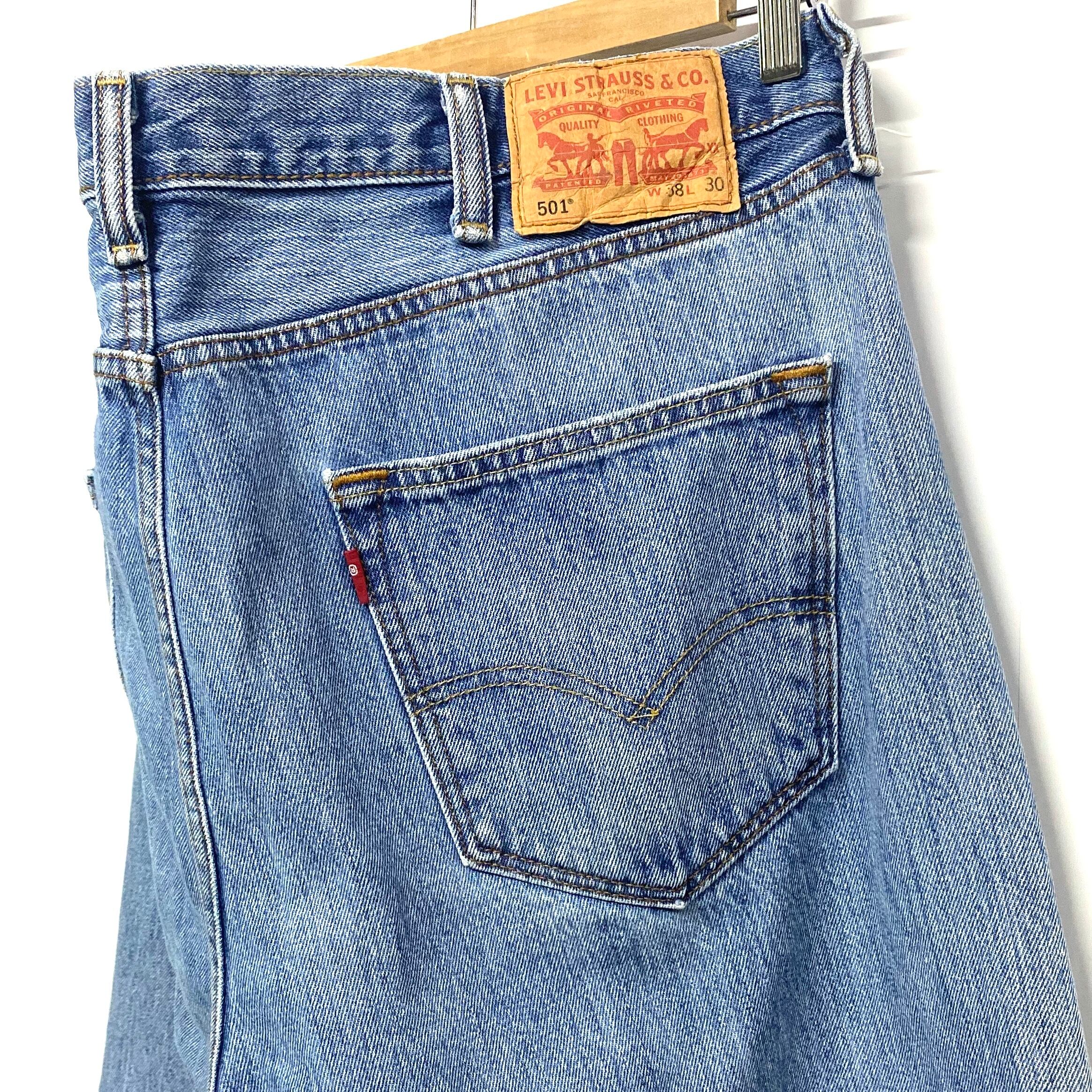 Levi's リーバイス 501 ストレートデニムパンツ W38 古着【デニム