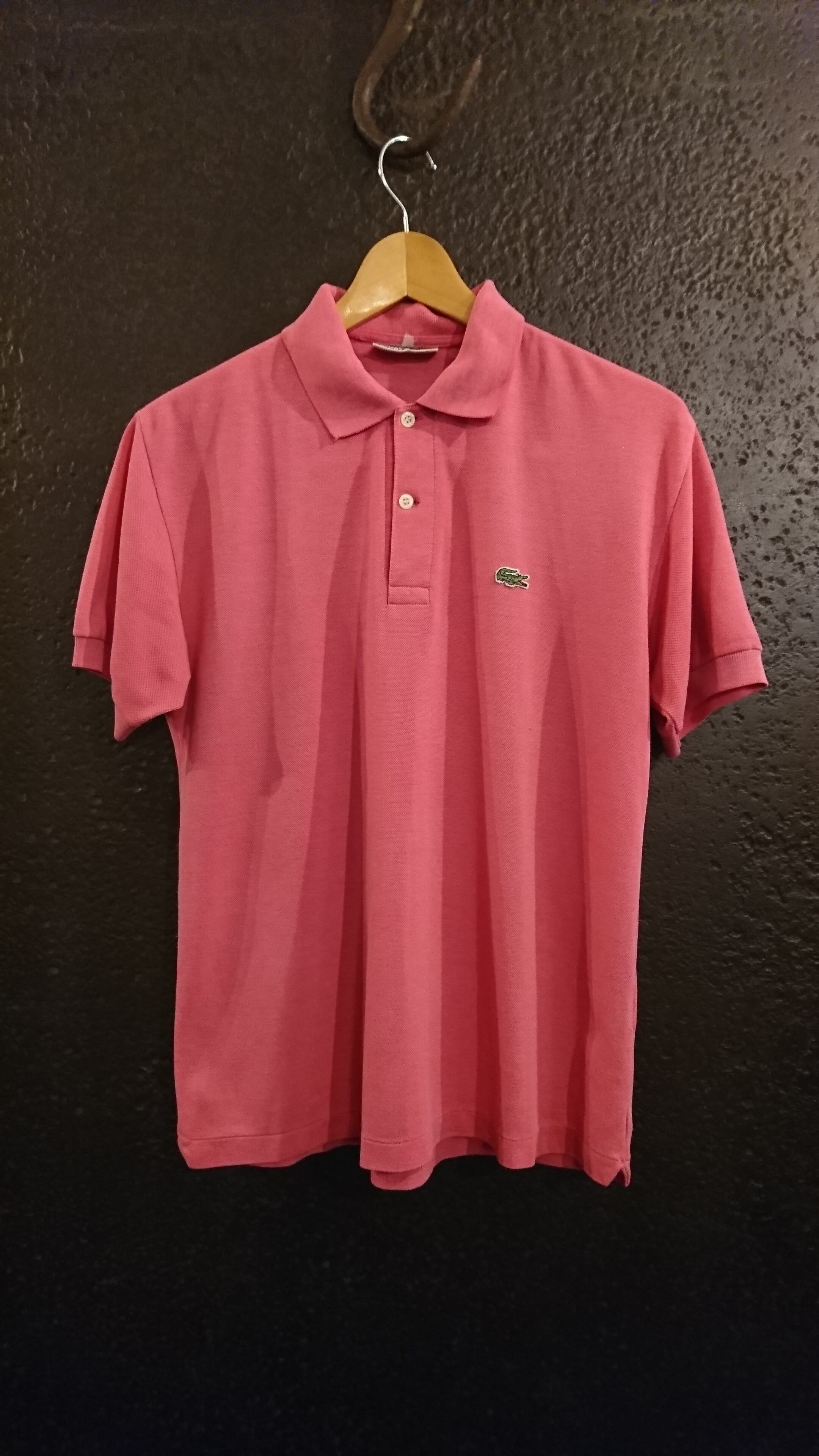 MADE IN FRANCE LACOSTE POLO SHIRT Pink Color