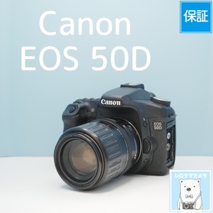 Canon EOS 50D 一眼レフ スマホ転送OK フルセット シロクマカメラ a7251