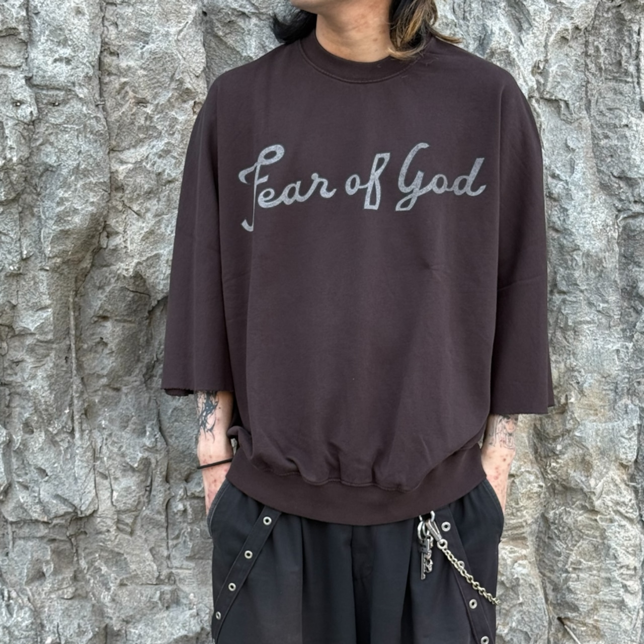 【FEAR OF GOD】"""43"" CUT SLEEVE SWEATSHIRT" - 11