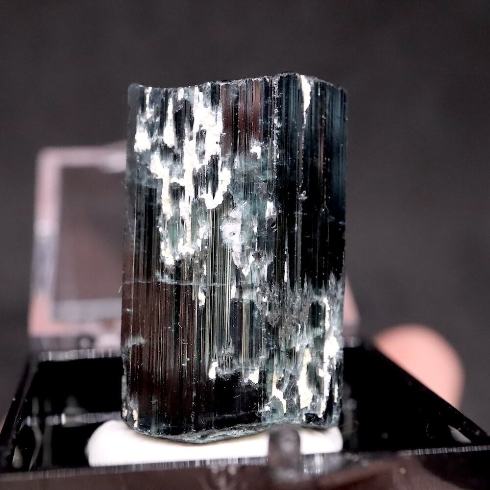 ブルー トルマリン インディコライト 電気石 18.5g T643 鉱物
