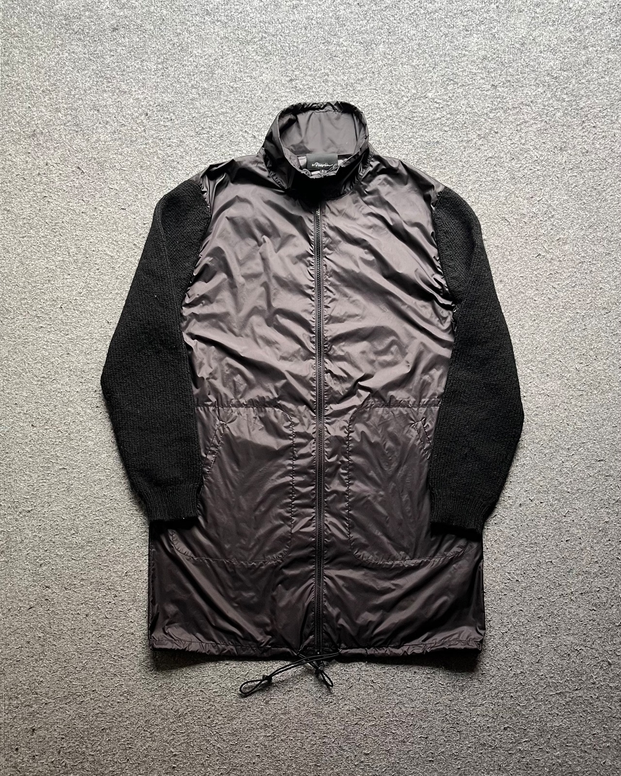 【3.1 Pillip Lim】long length nylon wool switching coat
