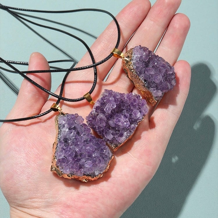 魔石術師リトライト アメジストクラスターネックレス M23338 | 奇妙な