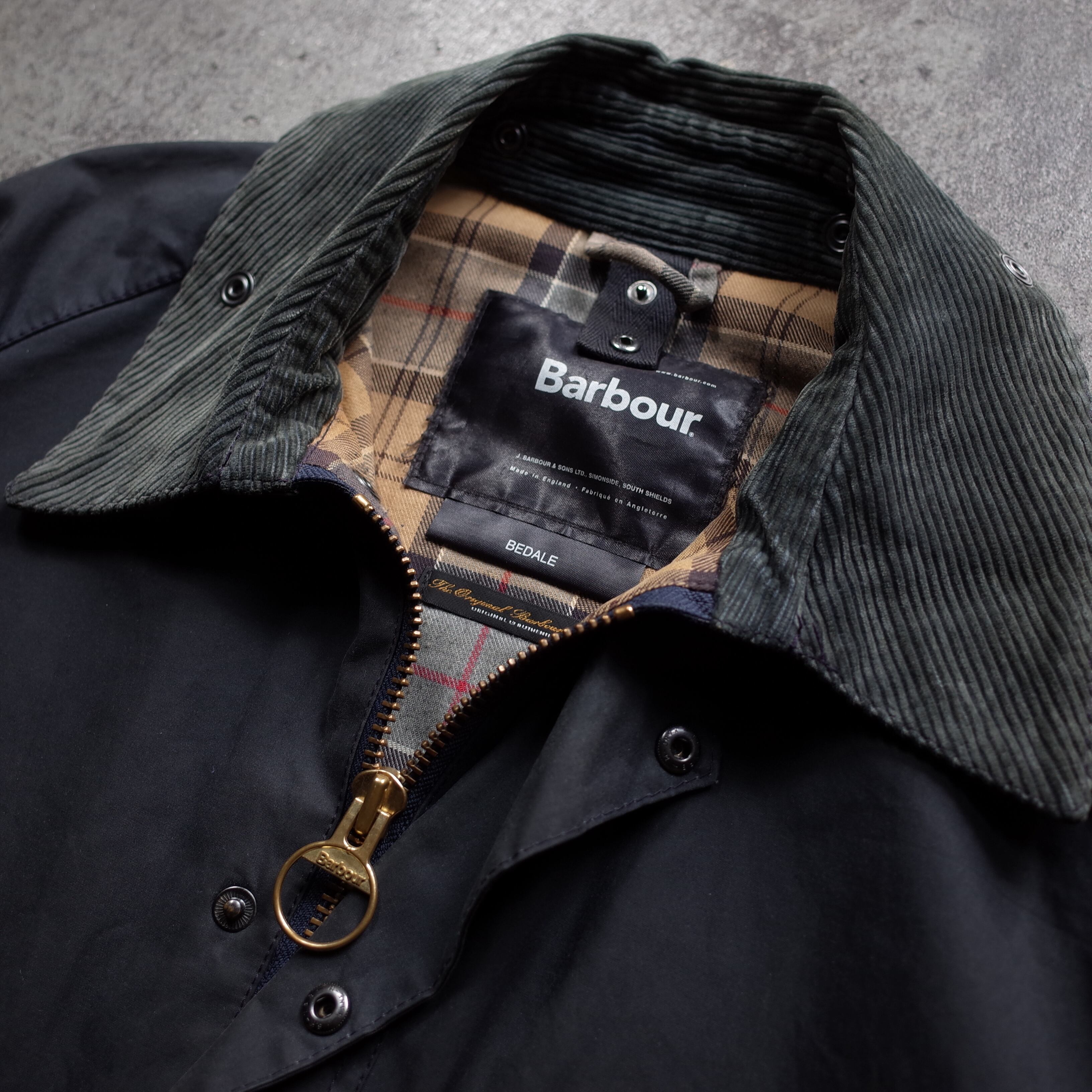 “BARBOUR” Made In England 『BEDALE』Waxed JKT New Cleaning, Reproof