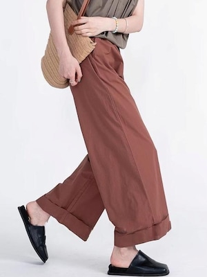 Flap wide pants（フラップワイドパンツ）c-485