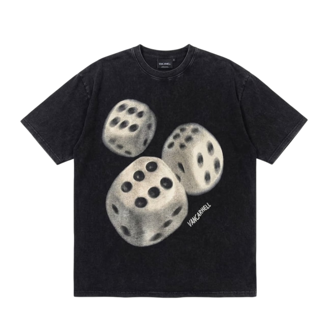 Dice Design Oversized T-Shirt 0003