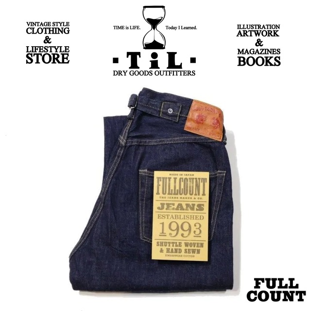 FULLCOUNT 0105SSW Wide Denim (Super Smooth)(One Wash) | TiL (ティル）