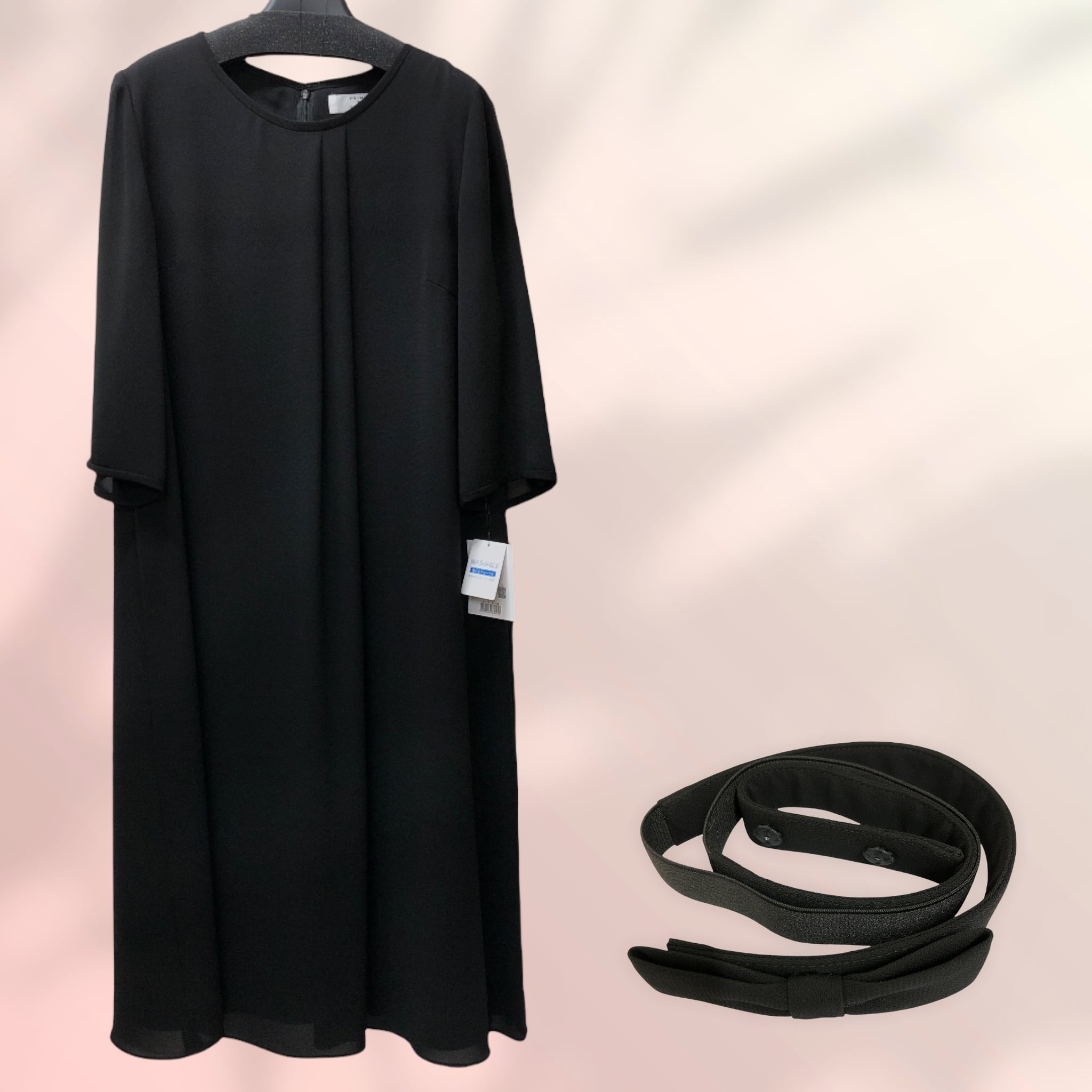 新品 : SOFFIO (ワールド)  2WAY ワンピース 冠婚葬祭 等 新品 : SOFFIO (ワールド) 2WAY ワンピース 冠婚葬祭 等