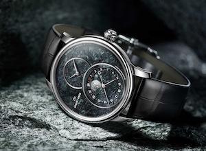 【JAQUET DROZ ジャケ・ドロー】GRANDE SECONDE MOON  SWISS SERPENTINITE グラン・セコンド ムーン（サーペンティナイト）／国内正規品 腕時計