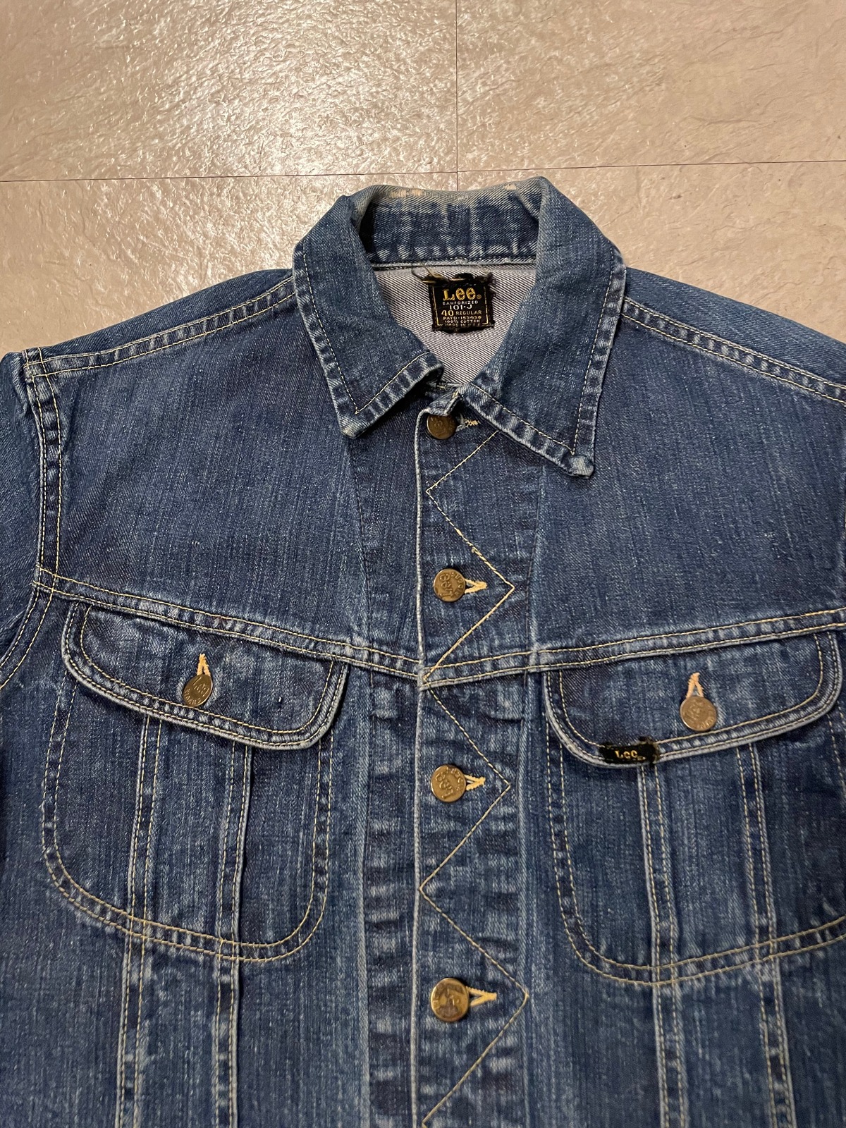 黒タグ!! 60年代 vintage Lee リー 101-J デニムジャケット Gジャン 