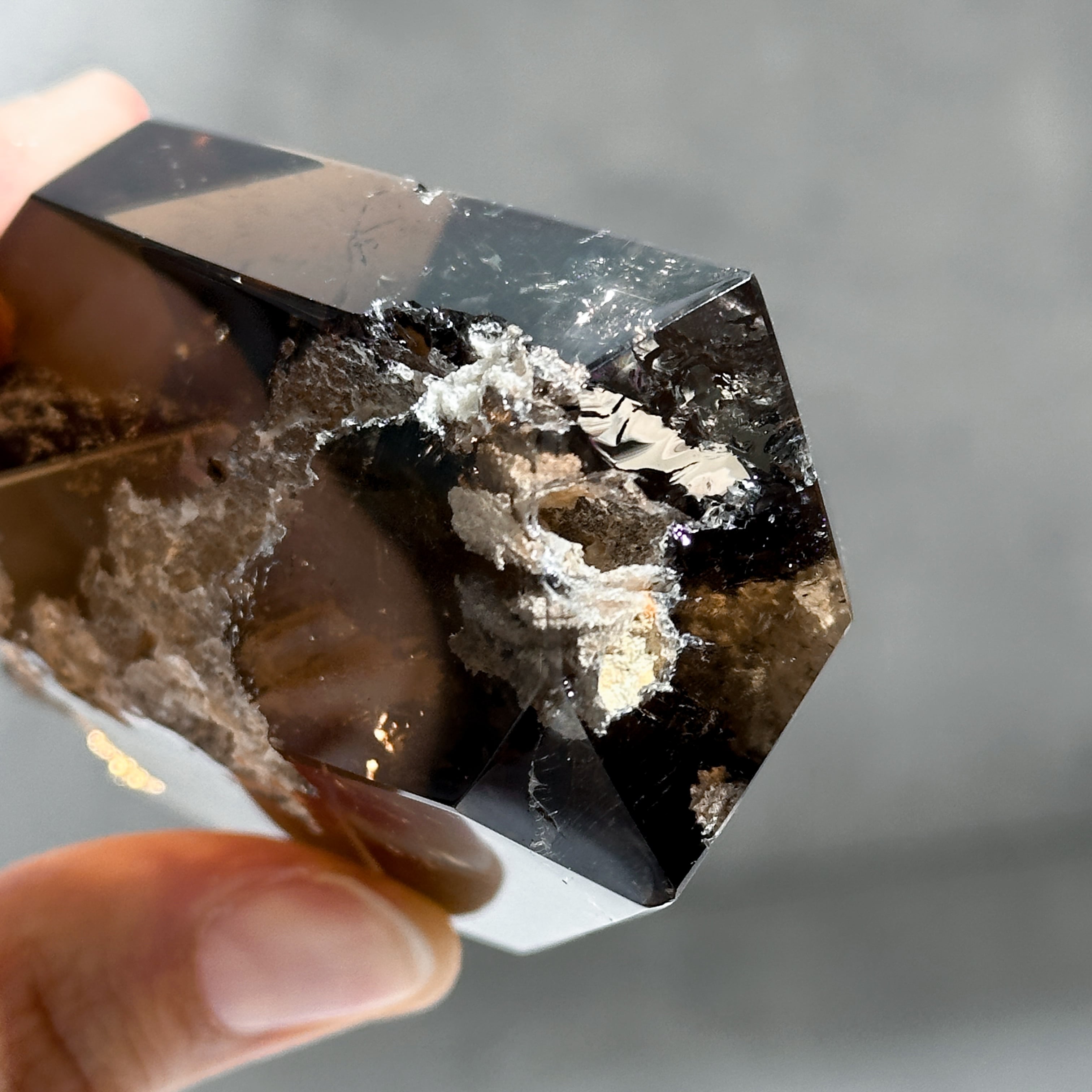 ファントム◎ミナスジェライス産 スモーキーガーデンクォーツ フリー