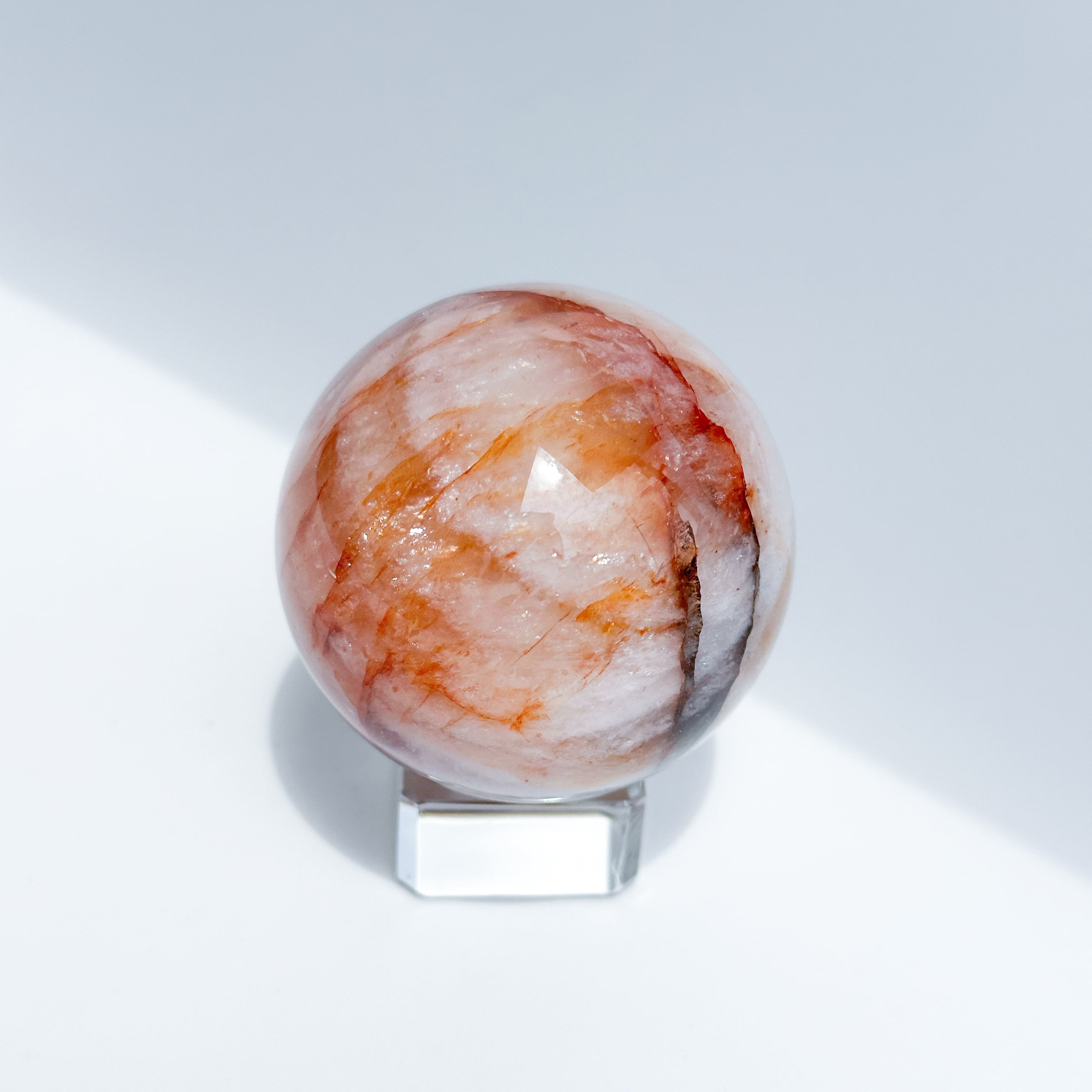 レッドヘマタイトクォーツ スフィア 42◇Red Hematite Quartz◇ 天然石