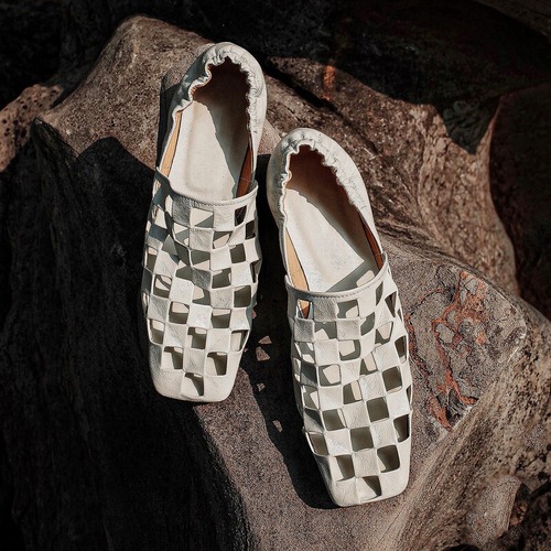 square mesh slip-ons　10934