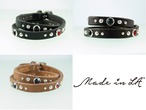 エルエー ナイツ レッド 2:MADE in LA メイド イン エルエー レザー ブレスレット